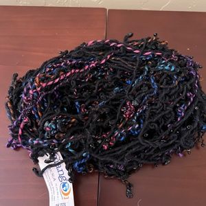 NWT - Mango Moon Chakra Yarn - 1 Skein 75 Yards - Black Licorice Color